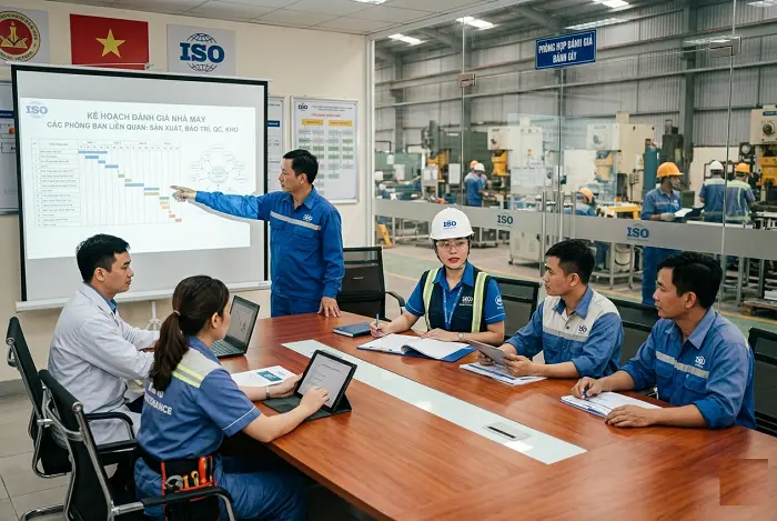 lộ trình thăng tiến nhân viên ISO 